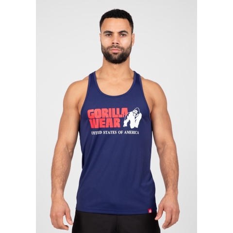 Gorilla Wear Classic Training Tank Top - Marine blauw - 3XL