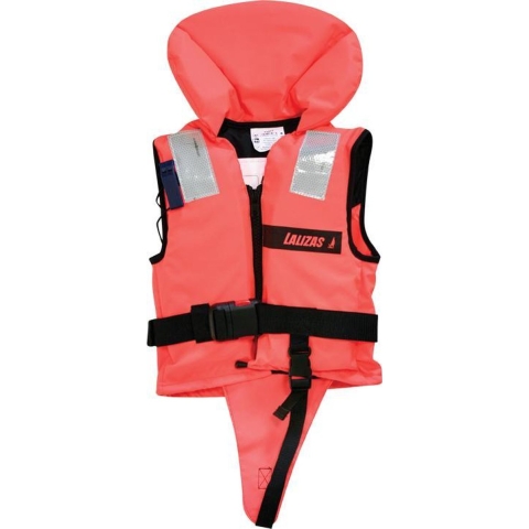 Lalizas Reddingsvest 100N kinder oranje met kruisband, peuter (10-20 kg)