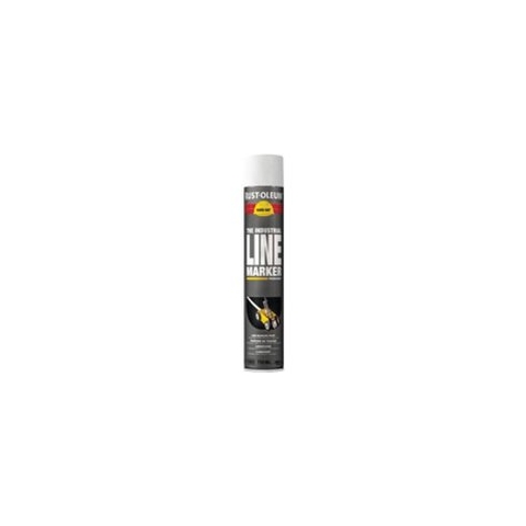 Rust-Oleum Hard Hat Lijnenverf Spuitbus - RAL 9010 Zuiverwit - 0,75L