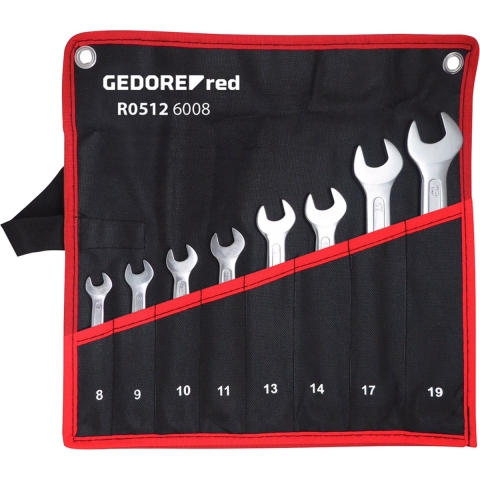 Gedore RED R05126008 8-delige Steeksleutelset - 6-22mm
