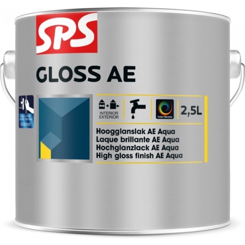 SPS Gloss AE Lak - Op Kleur Gemengd - 1L