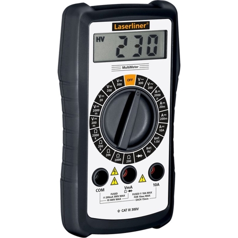 Laserliner MultiMeter - Digitaal - AC/DC 300V&10A