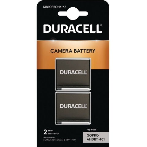 2x GoPro Hero 4 accu (Duracell)