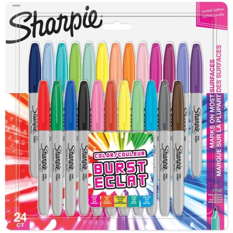 Sharpie Color Burst vilstiften set 24 kleuren