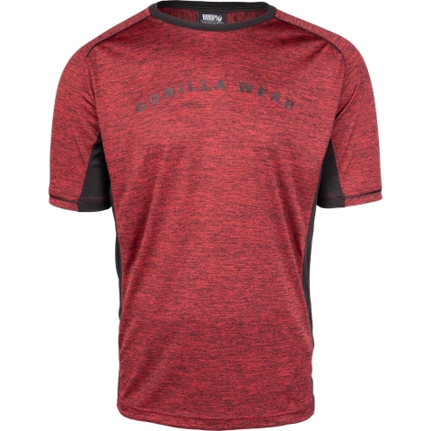 Gorilla Wear Fremont T-shirt - Bordeauxrood/Zwart - S