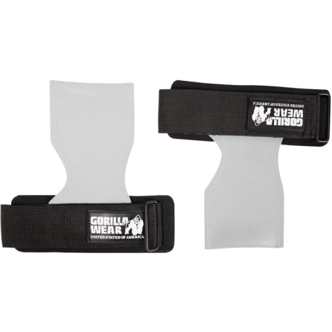 Gorilla Wear Lifting Grips - Zwart/Wit