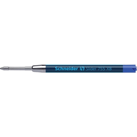 10 Schneider Slider 755 XB balpenvullingen blauw