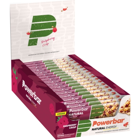 Powerbar Natural Energy Cereal Bar - 18 x 40 gr - Framboos Crisp