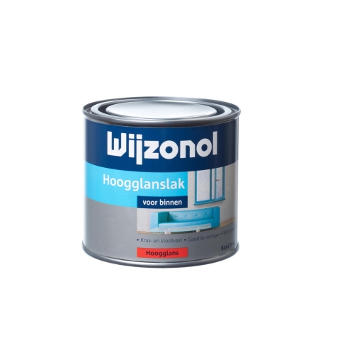 Wijzonol Hoogglanslak Interieur Waterverdunbaar - Op Kleur Gemengd - 0,5L