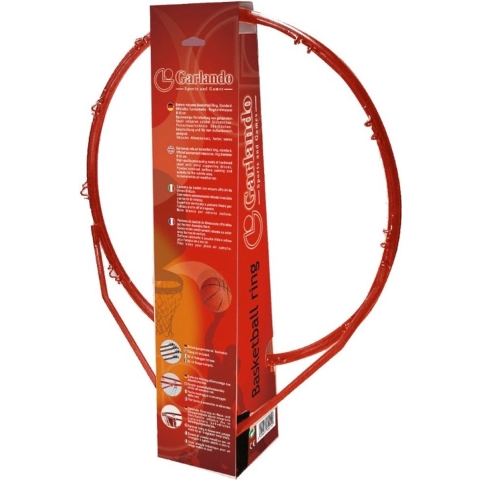 Garlando Basketbalring 45 cm - Incl. Montageset en Net
