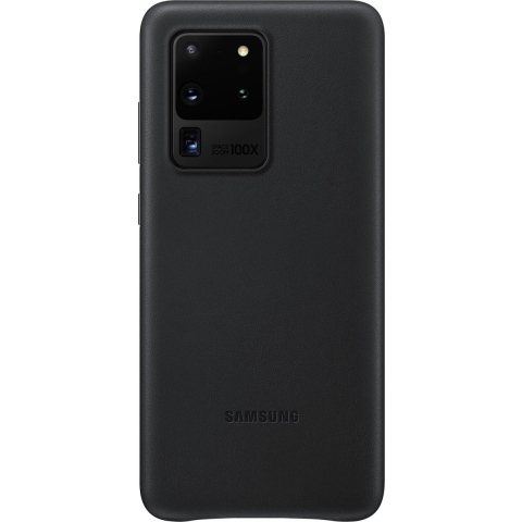 Galaxy S20 Ultra Leather Cover zwart EF-VG988LBEGEU