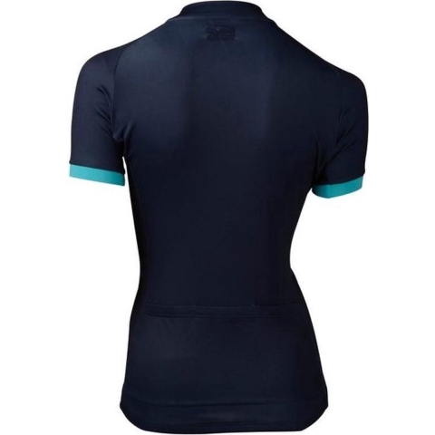 Agu Milena fietsshirt korte mouwen blauw dames