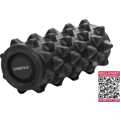 Gymstick Pro Foam Grid Roller - Zwart - 32 cm