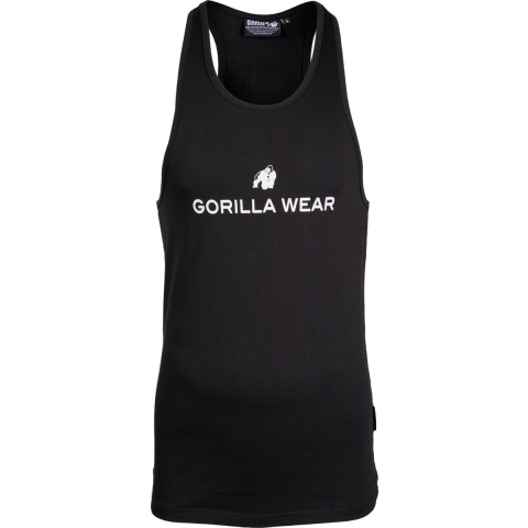 Gorilla Wear Carter Stretch Tank Top - Zwart - 4XL
