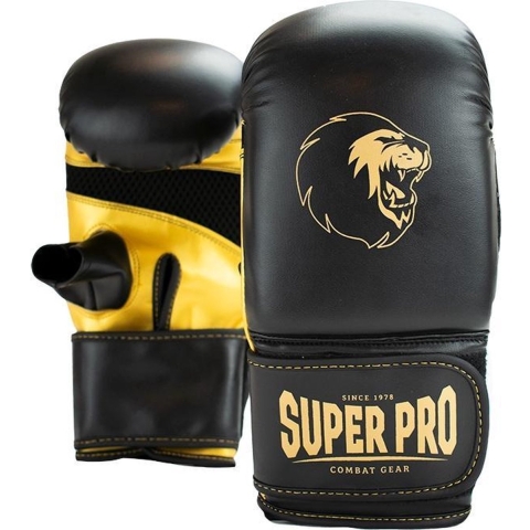 Super Pro Combat Gear Victor Bokszakhandschoenen - Zwart / Goud - M