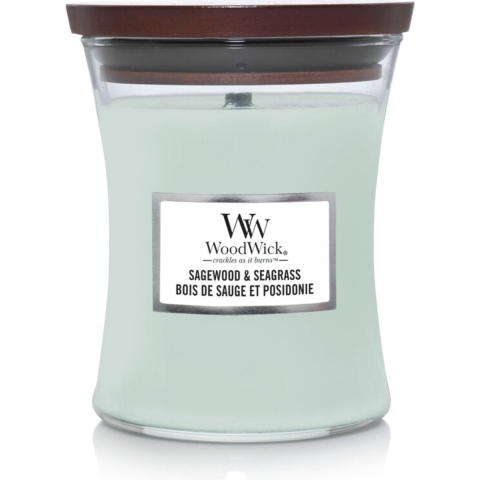 WoodWick Candle Sagewood&Seagrass Medium