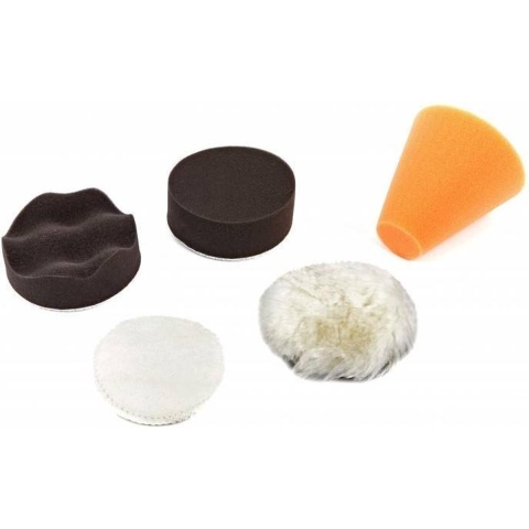 HBM 5-delige 75 mm polijstset voor polijst, schuurmachine op accu