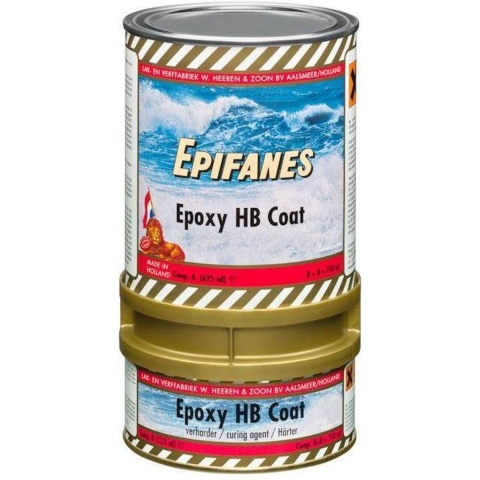 Epifanes Epoxy HB Coat hoogwaardige epoxy coating 750 ml, licht grijs