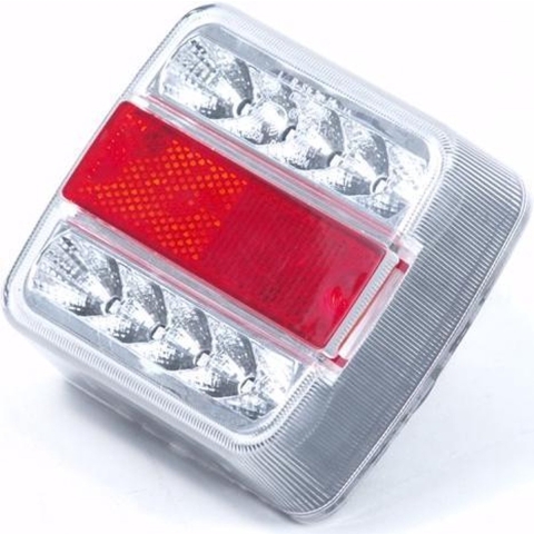 Achterlicht 100 x 100mm. LED links