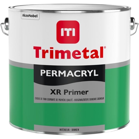 Trimetal Permacryl XR Primer Grondlak - Op Kleur Gemengd - 0,5L