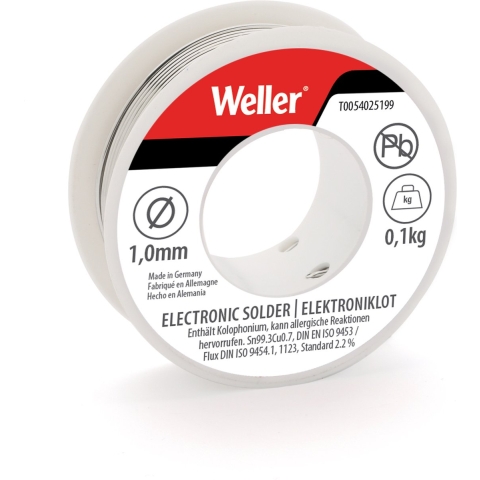 Weller EL 99/1-100 Soldeertin Loodvrij - 1mm - 100g