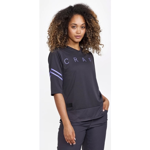 Craft Core Offroad XT SS MTB fietsshirt korte mouwen grijs dames, S / grijs