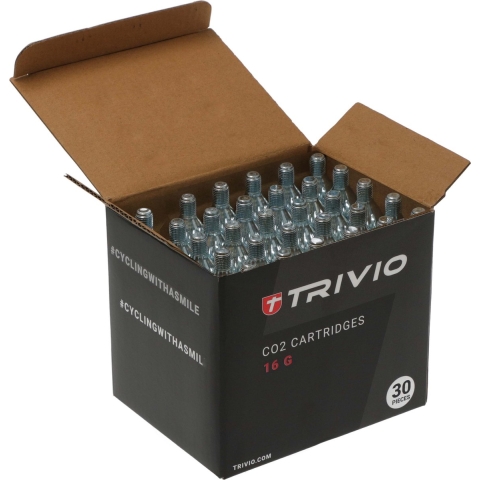 Trivio CO2 Patroon 16 gram met schroefdraad doos 30 stuks
