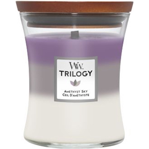WoodWick Trilogy Candle Amethyst Sky Medium