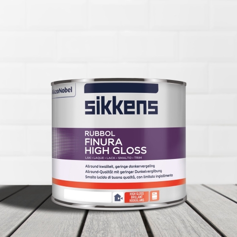 Sikkens Rubbol Finura High Gloss - Op Kleur Gemengd - 0,5L