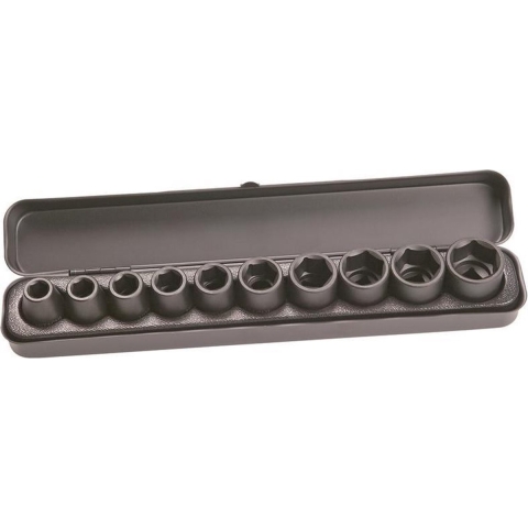 HiKOKI 751879 10-delige Krachtdoppenset In Cassette - 1/2"