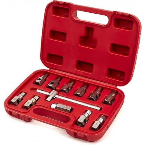 HBM 12-delige carterplug doppenset