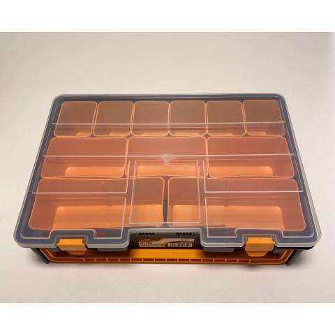 Little Jumbo 203710 Opbergkoffer Met 11 Uitneembare Bakjes - 443 X 317 X 107mm