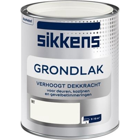 Sikkens Grondlak - Wit - 750ml