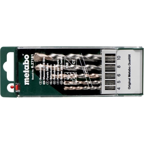 Metabo 627181000 5 Delige PRO Betonboren Set In Cassette