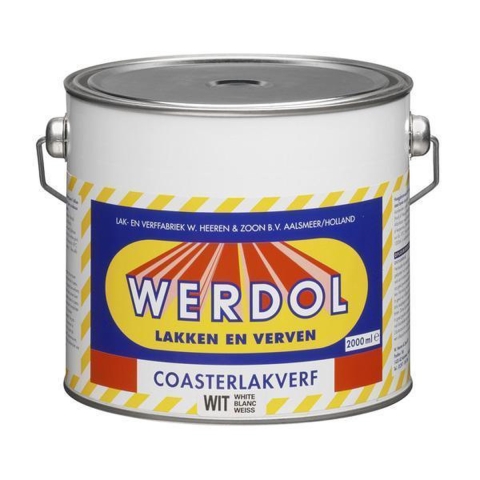 Werdol Loopdekverf halfglans aflak 2 l, 213 grijs