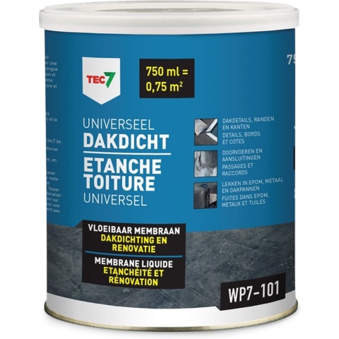 TEC7 602460000 WP7-101 Universeel Dakdicht - 750ml