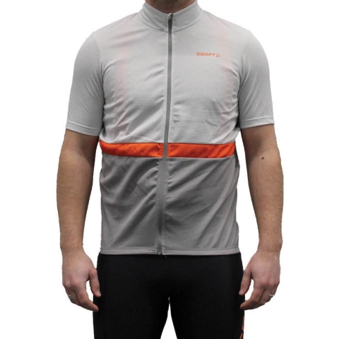 Craft Core Endur Jersey M fietsshirt korte mouwen grijs heren, XXL