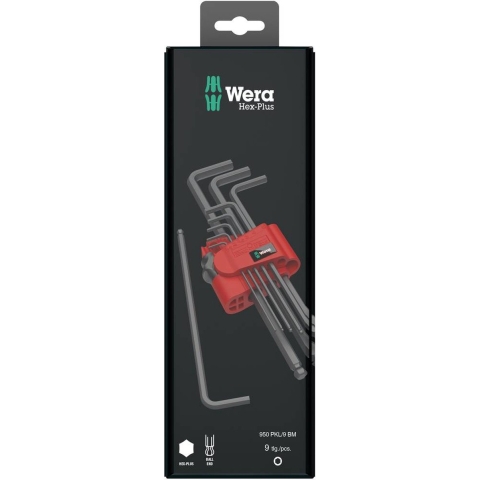 Wera 05073596001 950/9 9 Delige Hex-Plus Inbussleutelset - 1,5-10mm
