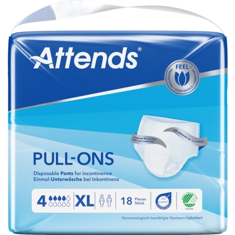 Attends Pull-Ons 4 XL | 18 stuks