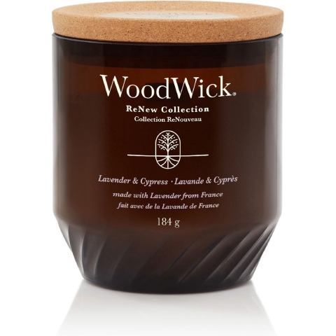 WoodWick ReNew Candle Lavender&Cypress Medium