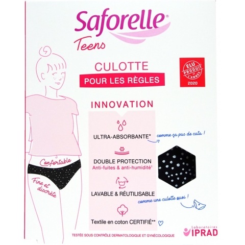 Saforelle Teens Menstruatieslip 14 Jaar | 1 stuk