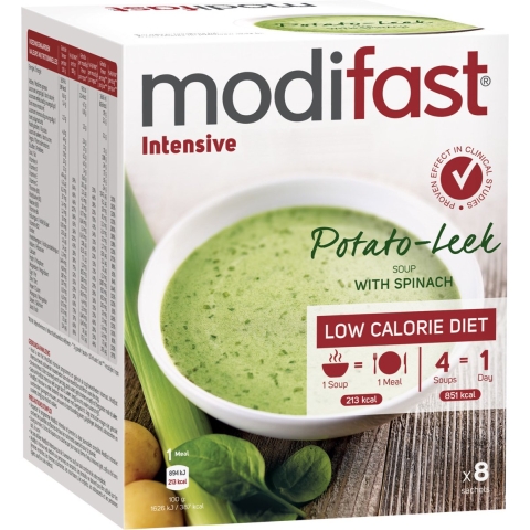 Modifast Intensive Soep Aardappel-Prei | 8 zakjes