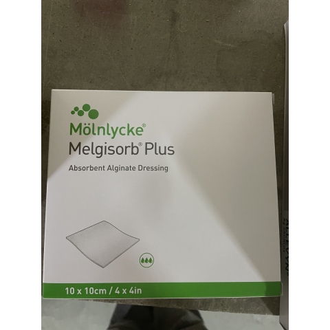 Melgisorb Plus Alginaatverband 10 x 10 cm | 10 stuks