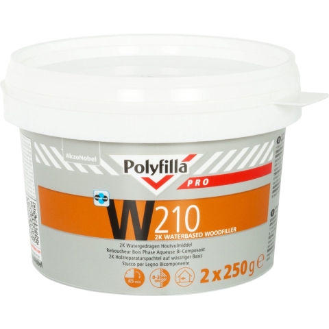 Polyfilla W210 2 K Watergedr. Houtvulmiddel 500 Ml (2 X 250