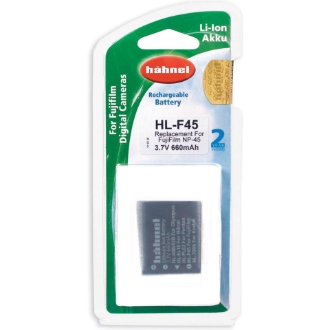 HAHNEL Hähnel HL-F45 Li-Ion accu vervanger voor de Fujifilm NP-45 accu