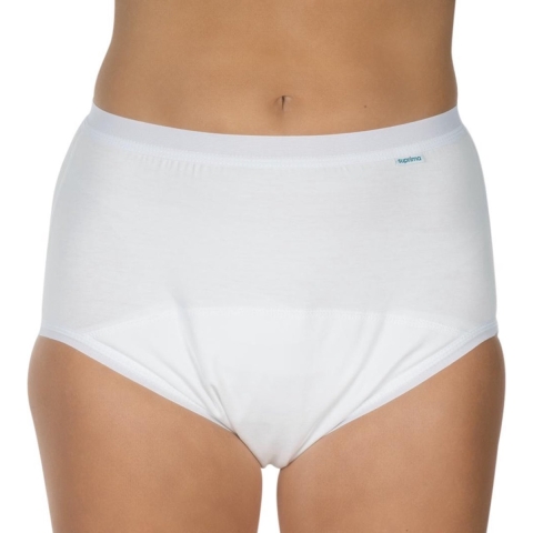 Suprima 1245 Slip Katoen + Beschermlaag PU + Fixatiezakje Maat 42 | 1 stuk