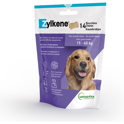Zylkene Kauwbrokjes voor Grote Honden 15-60 kg | 14 stuks