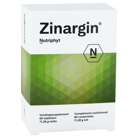 Nutriphyt Zinargin | 60 tabletten