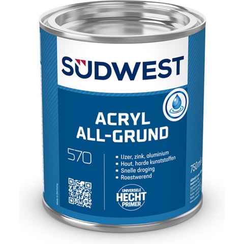 Südwest Acryl Allgrund U51 - Wit - 0,75L