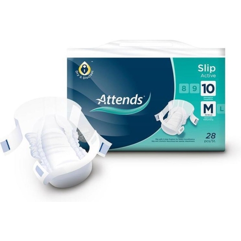 Attends Slip Active 10 M | 28 stuks